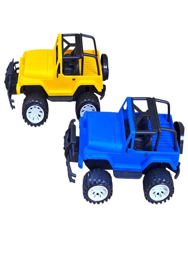 JNiL Pull Back Vehicles Push and Go Crawling Toy Car Jeep for Kids & Children (Pack of 2) - Image 3